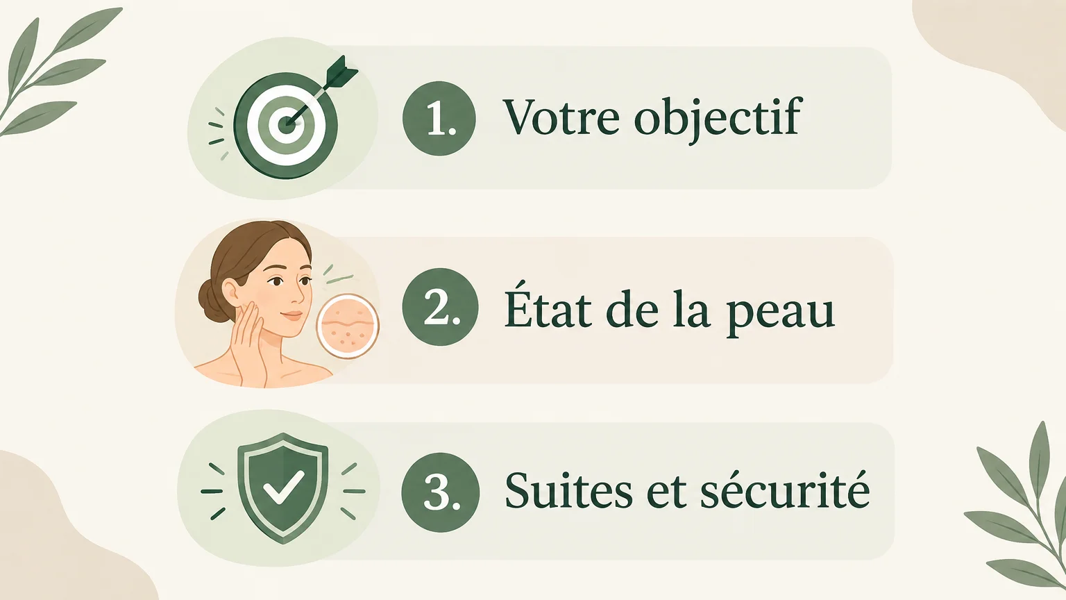 Trois critères à examiner avant de choisir un soin du visage